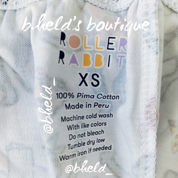 Roller Rabbit New York Monkey Polo Pajamas in Blue Monkey Size XS Brand New NWT - Picture 11 of 16